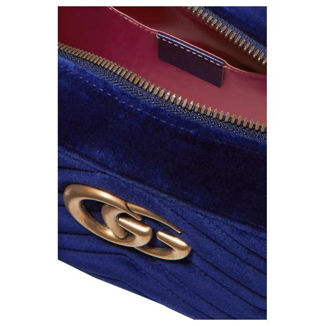 gucci velluto blu